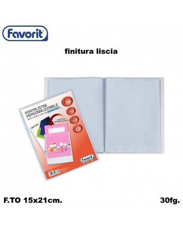 FAVORIT PORTALISTINO 15X21 30FG.