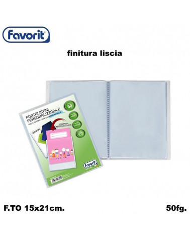FAVORIT PORTALISTINO 15X21 50FG.