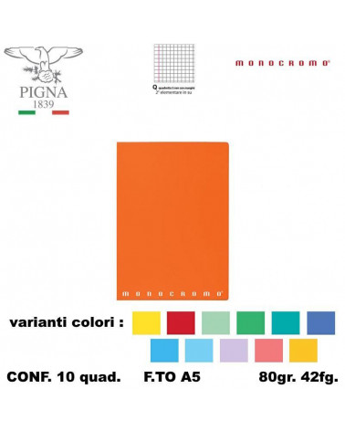 MONOCROMO QUADERNO 42FG. Q [10PZ]