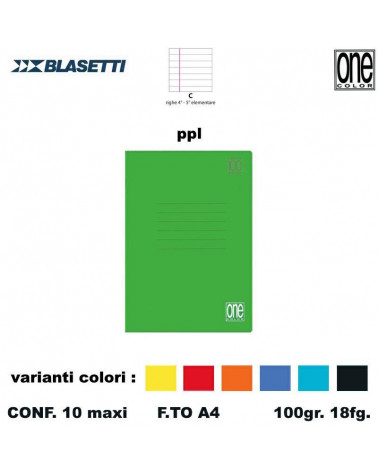 BLASETTI MAXI ONE COLOR PPL 100gr.C [10PZ]