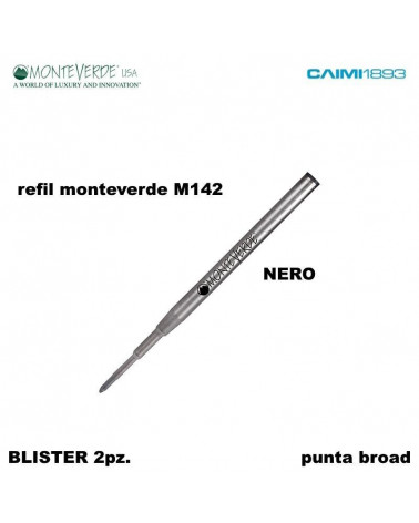 MONTEVERDE REFIL SFERA NERO BROAD BLISTER 2pz.