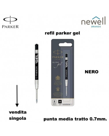 PARKER REFIL SFERA GEL NERO