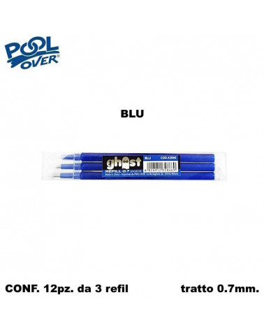 POOL OVER GHOST REFIL 3PZ.BLU 42866 [12CF]