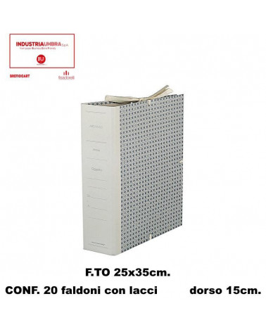 BREFIOCART FALDONE CON LACCI DORSO 15 [20PZ]