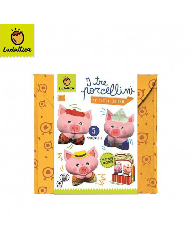 LUDATTICA ORIGAMI DELLE FIABE I TRE PORCELLINI 23546