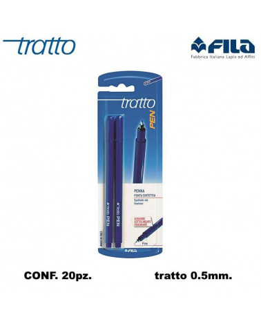 TRATTO MARCATORE PEN 20 BLISTER 2PZ.BLU