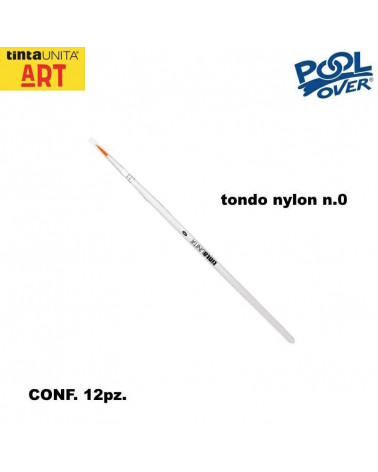 TINTA UNITA PENNELLO TONDO NYLON N.0 [12PZ]