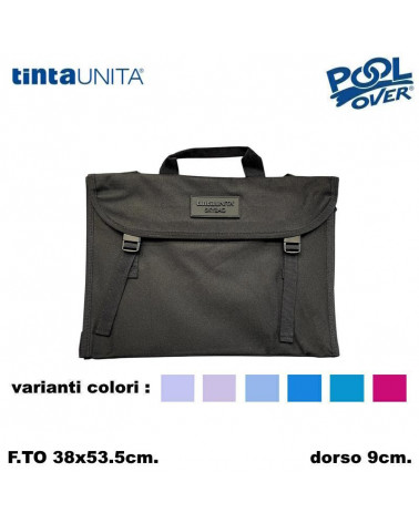 TINTA UNITA VALIGETTA SKYBAG IN TESSUTO BIG C/TRACOLLA 38x53.5x9