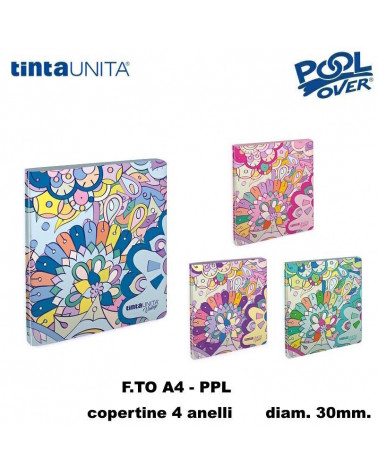 TINTA UNITA VINTAGE COP.ANELLI A4 PPL 030