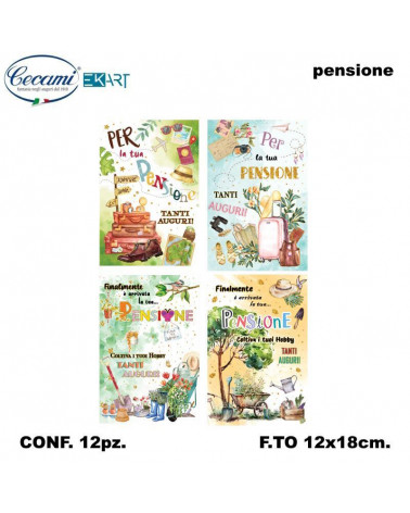 CECAMI BIGLIETTI PENSIONE 00195 [12PZ]