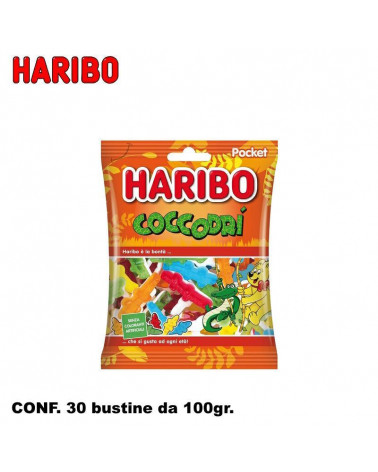 HARIBO BUSTINE COCCODRI 100gr.30pz.