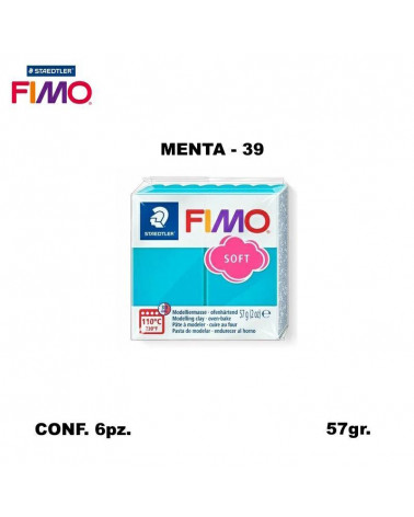 STAEDTLER PASTA FIMO SOFT 8020-39 MENTA [6PZ]