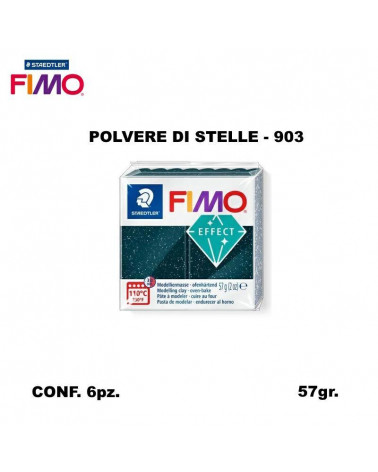 STAEDTLER PASTA FIMO EFFECT 8020-903 POLVERE DI STELLE [6PZ]