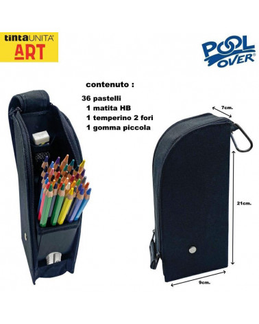 TINTA UNITA ASTUCCIO EMPIRE NERO 36 PASTELLI+ACCESSORI 60894