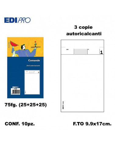 EDIPRO COMANDE 9,9X17 3C. E5916 [10PZ]