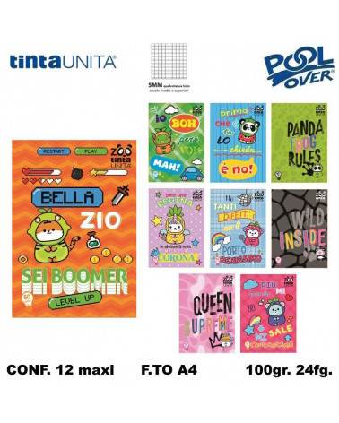 TINTA UNITA ZOO 50 SPECIAL MAXI 100gr.5M [12PZ]