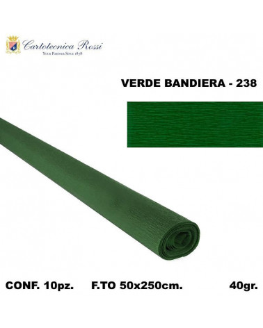 C.ROSSI CRESPO 40GR.50X250CM. VERDE BANDIERA 238 [10PZ]