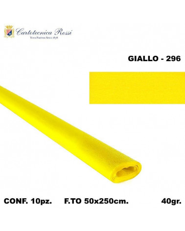 C.ROSSI CRESPO 40GR.50X250CM. GIALLO 296 [10PZ]