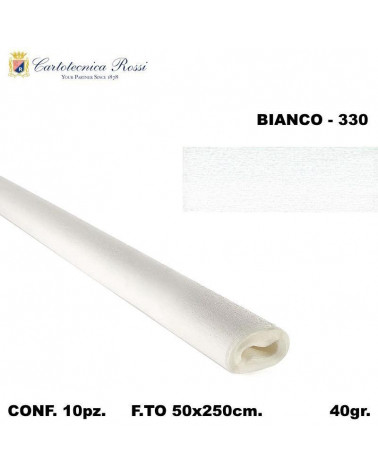 C.ROSSI CRESPO 40GR.50X250CM. BIANCO 330 [10PZ]