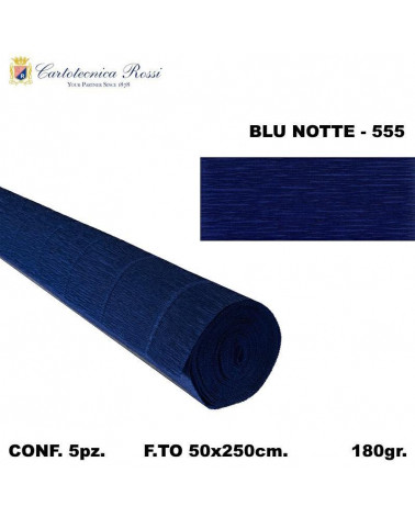 C.ROSSI CRESPO 180GR.50X250CM. BLU 555 [5PZ]