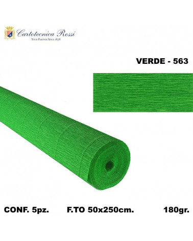 C.ROSSI CRESPO 180GR.50X250CM. VERDE CHIARO 563 [5PZ]