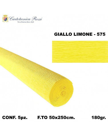 C.ROSSI CRESPO 180GR.50X250CM. GIALLO CANARINO 575 [5PZ]