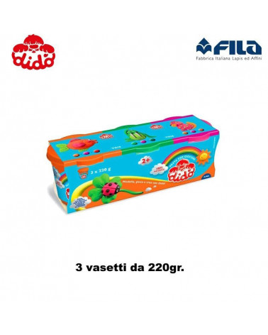 DIDO' BARATTOLO TRIS FILA 390461-ARANCIO/VERDE/MAGENTA