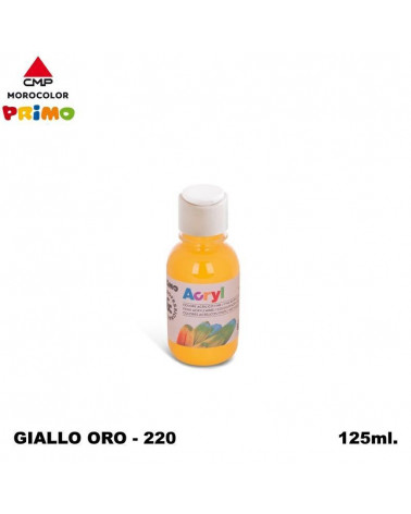 PRIMO TEMPERA ACRILICA 125ML. GIALLO ORO 220