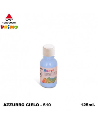 PRIMO TEMPERA ACRILICA 125ML. AZZURRO CIELO 510