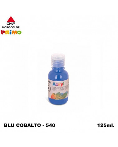 PRIMO TEMPERA ACRILICA 125ML. BLU COBALTO 540