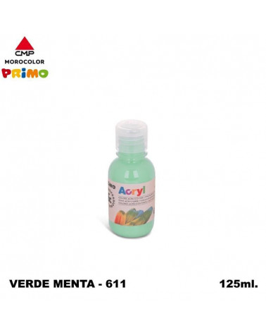 PRIMO TEMPERA ACRILICA 125ML. VERDE MENTA 611