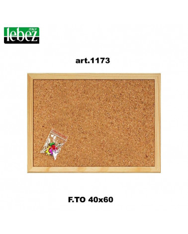 LEBEZ LAVAGNA SUGHERO 40X60 BORDO LEGNO