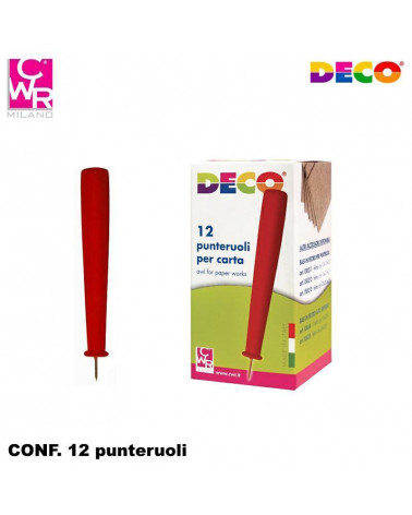 CWR PUNTERUOLI 12PZ. 1583 PER CARTA E FELTRO