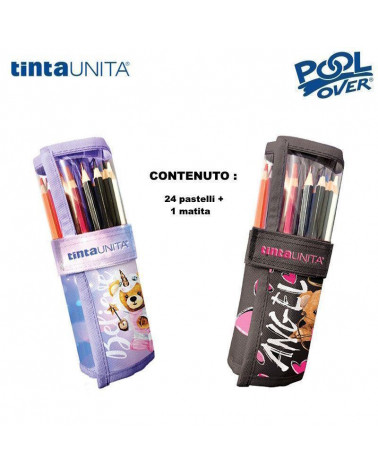 TINTA UNITA YOUNG ORSETTO ROTOLO 24 PASTELLI + 1 MATITA