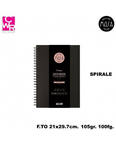 CWR SKETCHBOOK IMAGO SPIRALE 21x29,7 100fg.105gr.