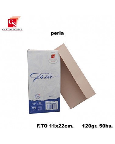 GS BUSTE PERLA NUDE 50PZ.120GR.11X22
