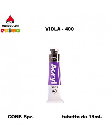 PRIMO TEMPERA ACRILICA 18ML. VIOLA 400 [5PZ]