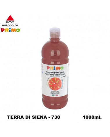 PRIMO TEMPERA PRONTA 1000ML. TERRA SIENA 730