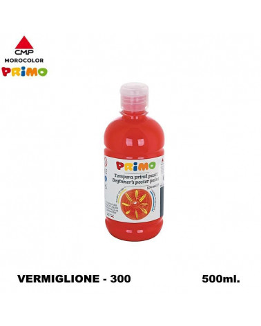 PRIMO TEMPERA PRONTA 500ML.VERMIGLIONE 300