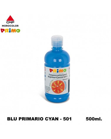 PRIMO TEMPERA PRONTA 500ML. BLU CYAN 501