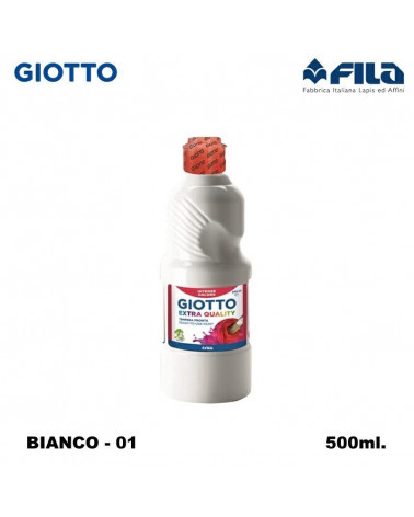 GIOTTO TEMPERA PRONTA 500ML. BIANCO 01