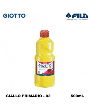 GIOTTO TEMPERA PRONTA 500ML. GIALLO PRIMARIO 02
