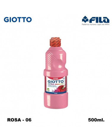GIOTTO TEMPERA PRONTA 500ML. ROSA 06