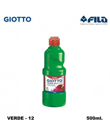 GIOTTO TEMPERA PRONTA 500ML. VERDE 12