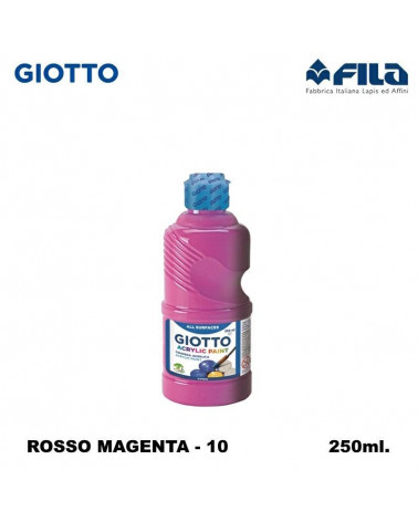 GIOTTO TEMPERA ACRILICA 250ML. MAGENTA 10