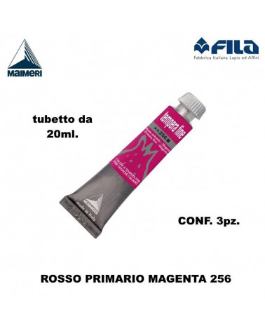 MAIMERI TEMPERA T.7 20ML. MAGENTA 256 [3PZ]