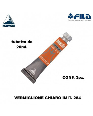 MAIMERI TEMPERA T.7 20ML.ROSSO VERMIGLIONE 284 [3PZ]