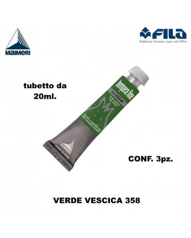 MAIMERI TEMPERA T.7 20ML. VERDE VESCICA 358 [3PZ]