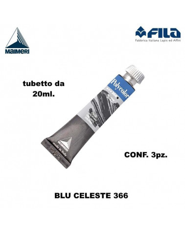 MAIMERI TEMPERA ACRILICA 20ML BLU CELESTE 366 [3PZ]