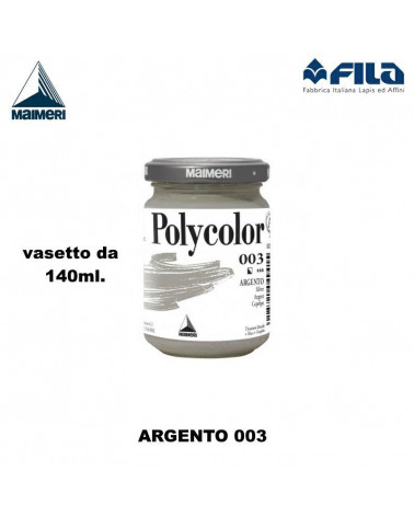 MAIMERI TEMPERA ACRILICA 140ML ARGENTO 003
